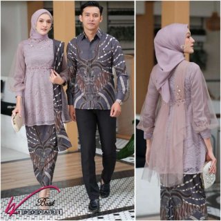 Kebaya Couple Modern Kebaya Wisuda Set Tunik Lamaran Tunangan Batik Baju Couple Kondangan Terbaru 2023 Nadine By Batik Widodari