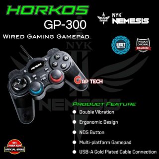 NYK Horkos GP-300 Multiplatform Wired Gaming Gamepad 