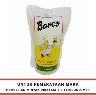 BARCO COOKING OIL REFILL 1 LITER