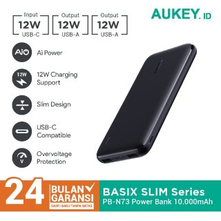 Aukey Powerbank PB-N73 Basic Slim 10000mAh