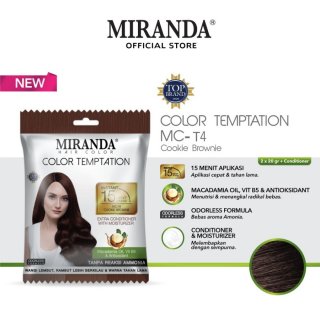 Miranda Hair Color Temptation MCT4 Cookie Brownie 20ml