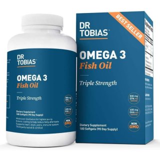 30. Dr Tobias Triple Strength Omega 3 Fish Oil 