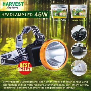 13. Harvest 45W Headlamp, Sangat Cocok untuk Menyusuri Goa