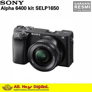 SONY Alpha A6400 Kit 16-50mm Kamera Mirrorless