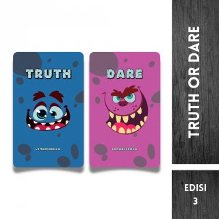 24. Kartu permainan Truth or Dare Edisi 3 - Monster Wine, Bisa Dimainkan Saat Hangout dengan Teman