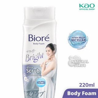 Biore Bright Body Foam Whitening Scrub