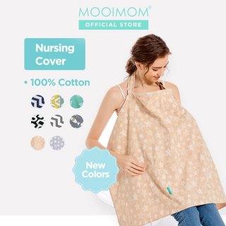 7. MOOIMOM Nursing Cover Apron Menyusui, Ibu Nyaman Menyusui Buah Hati