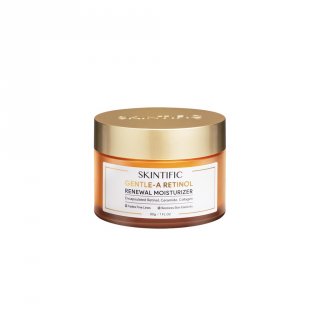 23. Skintific Gentle A Retinol Cream Renewal Moisturizer, Skincare dengan 3 Tipe Retinol yang Mencegah Penuaan Dini