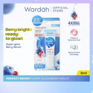 Wardah Perfect Bright Super-Glow Berry Serum 8 ml-Serum bekas Jerawat