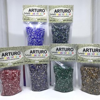 16. Pasir Akuarium Arturo Sand Multicolor 250 gram, Steril dan Aman bagi Ikan