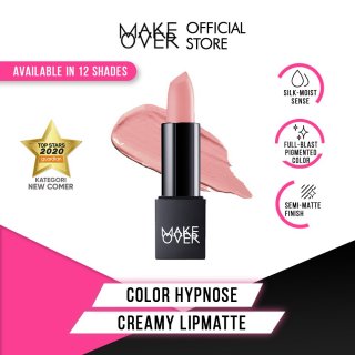 23. MAKE OVER Color Hypnose Creamy Lipmatte, Dibuat dengan Formula Silk-moist Sense 
