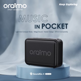 Oraimo Portable Wireless Bluetooth Speaker v5.0