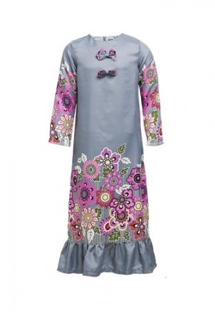 25. ARJUNA WEDA Gamis Girl Batik Kembang, Desain Cantik