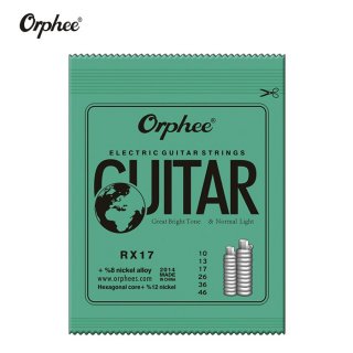 5. Orphee RX17, Senar Gitar Elektrik Best Buy dengan Suara yang Bright