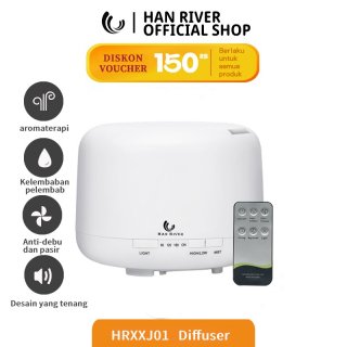 18. HAN RIVER Diffuser HRXXJ01 Humidifier, Bikin Udara Ruangan Lebih Bersih dan Bikin Rileks