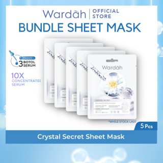Wardah Crystal Secret Radiance Serum Mask 20 ml 