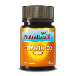 NutraHealth Vitamin D3 400iu Kapsul Lunak