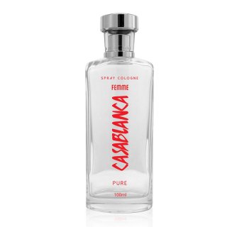 6. Casablanca Spray Cologne GLASS Femme Clear Pure 100ml, Parfum dengan aroma segar dan tahan lama