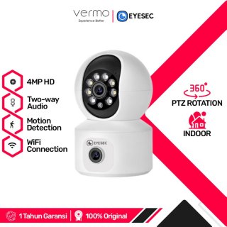 EYESEC CCTV H10-2 Indoor WiFi 4MP Dual Lens IP Camera 360° PTZ