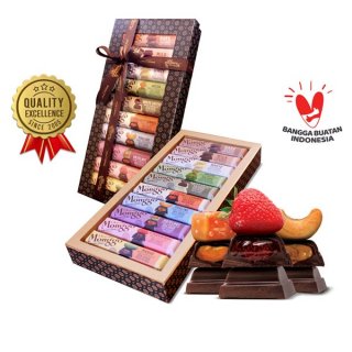 8. Chocolate Monggo | Coklat Batik Gift Box 10x40gr, Cita Rasa Cokelat Indonesia