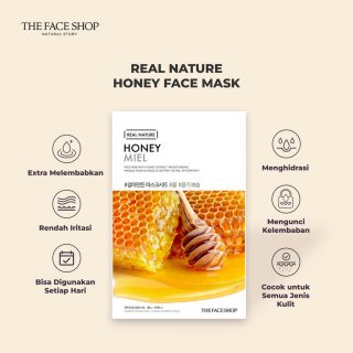 The Face Shop Real Nature Masker Wajah Honey