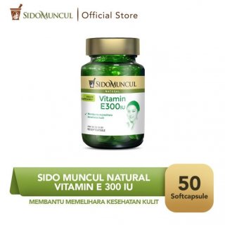 Sido Muncul Natural Vitamin E 300 IU (50 Kapsul)