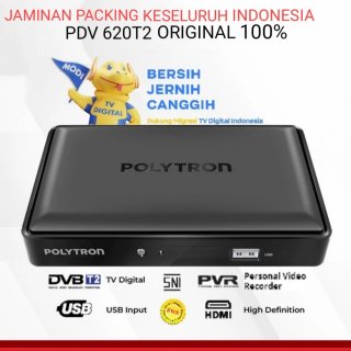 STB T2 Polytron Set Top Box DVB-T2 Receiver TV Digital PDV 600T2