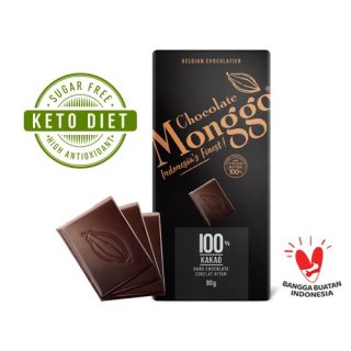 9. Chocolate Monggo Dark Chocolate 100% Cocoa