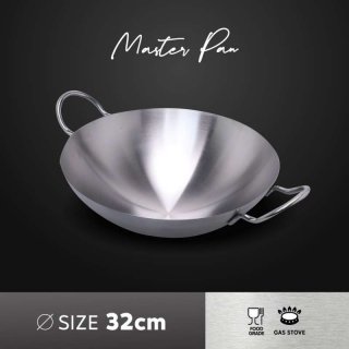 Master Pan Wok 32 cm Stainless Steel