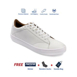 Footstep Footwear Smith White