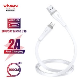 Kabel Data USB Micro SM VIVAN Fast Charging