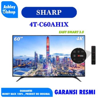 Sharp 4T-C60AH1X 4K UHD Easy Smart 3.0 LED TV