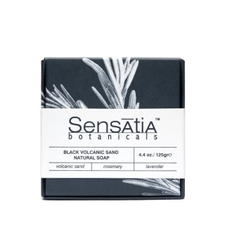 Sensatia Botanicals Black Volcanic Sand Natural Soap