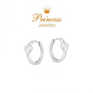 Anting Berlian Anak PER877268 Princess Jewellery - White Gold