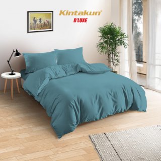 Kintakun Comforter / Bed Cover Only Double 180 King Molek Warna Polos Dluxe Microtex