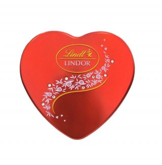 Lindt Lindor Heart Chocolate Tin 