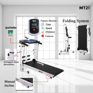 Twen Treadmill Manual Multifungsi 5 in 1