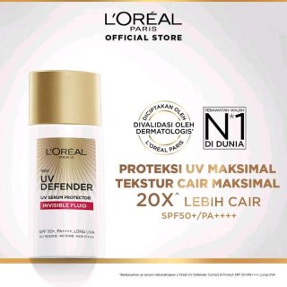 L'Oréal ParisUV Defender Invisible Fluid Sunscreen