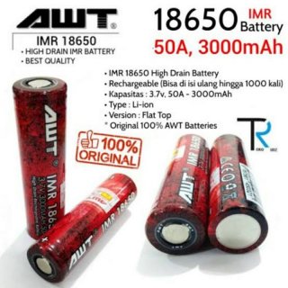 28. Baterai AWT Rainbow 3000 mAH Battery Vapee