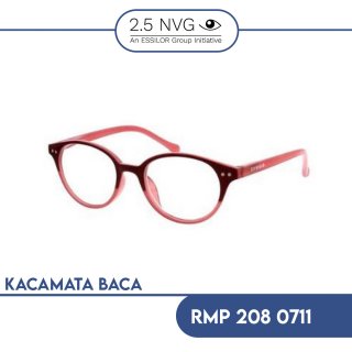 2.5 NVG By Essilor - Kacamata Baca Plus - Kacamata Orang Tua - Wanita