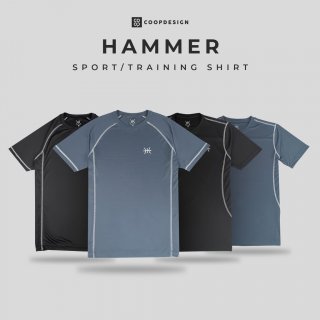 19. Coop Design - Hammer Kaos Olahraga Pria, Menyerap Keringat dan Ringan