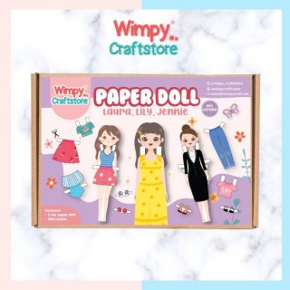 Wimpy Paper Doll Bongkar Pasang DIY Craft 