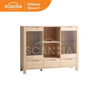 SCANDIA Lemari Display Cabinet Zejs 