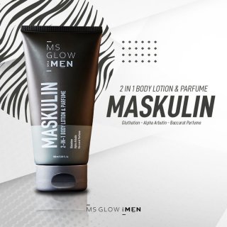 MS Glow for Men Maskulin 2in1 Body Lotion & Parfume