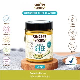 Sincere Foods Grass Fed Ghee Classic Butter Minyak Samin BB Booster Mpasi Mentega Penambah Berat Badan   