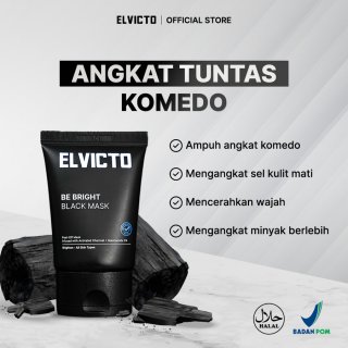 Masker Elvicto Black Mask