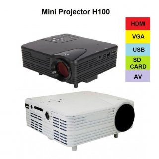 H100 - MIni LED Projector 100 Lumens 