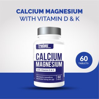 Treelains Calcium Magnesium with Vitamin D3 dan K 