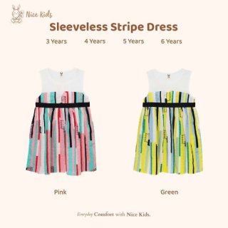 Nice Kids Sleeveless Stripe Dress 