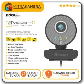 Brica B-Vision R1 AI Auto Tracking Webcam - Hitam